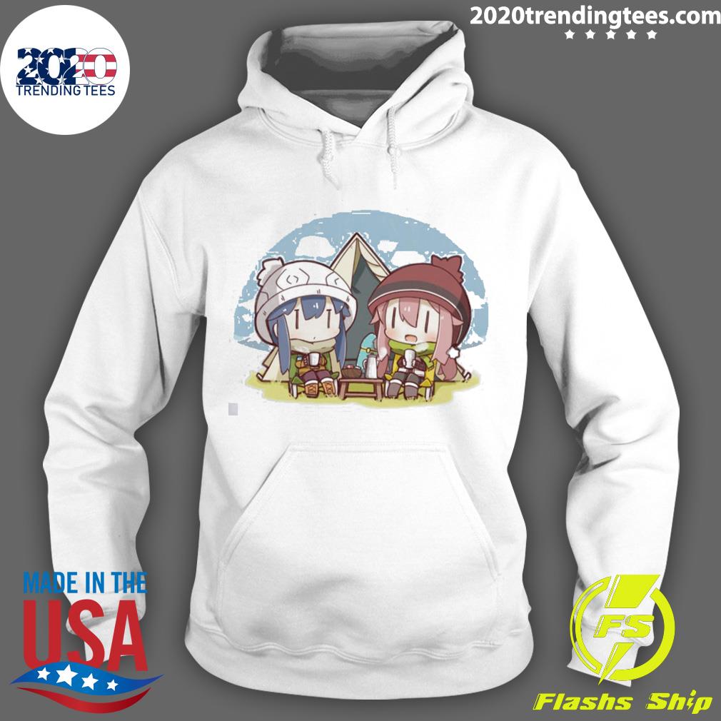 Cute Chibi Yuru Camp - Adult & Kids T-Shirts, Sweatshirts & Hoodies apparel design preview 2