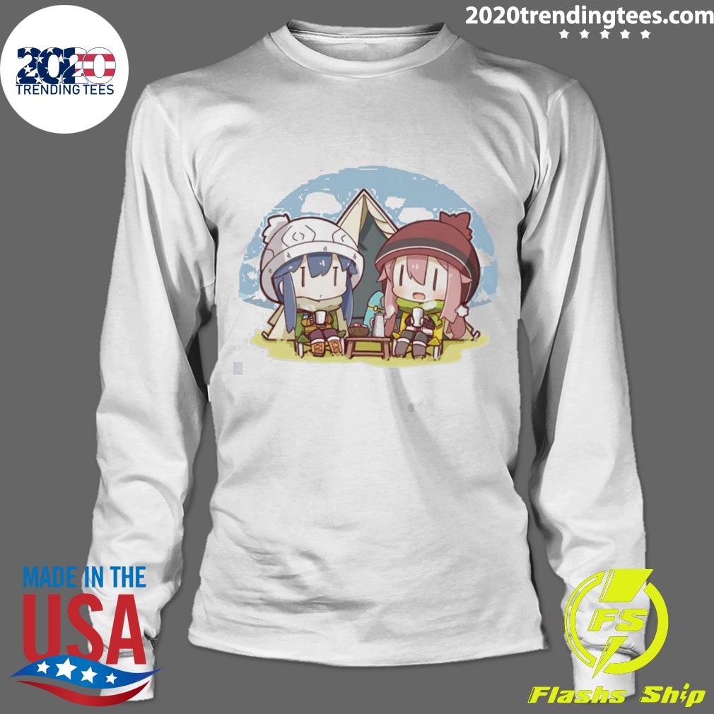 Cute Chibi Yuru Camp - Adult & Kids T-Shirts, Sweatshirts & Hoodies apparel design preview 4