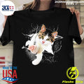 Cute Kitty Cat Poking - Adult & Kids T-Shirts, Sweatshirts & Hoodies apparel design preview 1