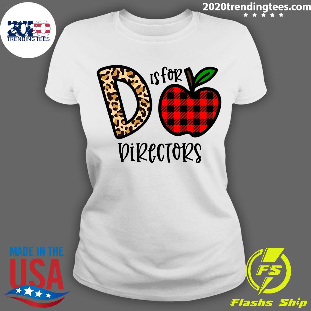 D Leopard Is For Teacher Directors Apple - Adult & Kids T-Shirts, Sweatshirts & Hoodies apparel design preview 3