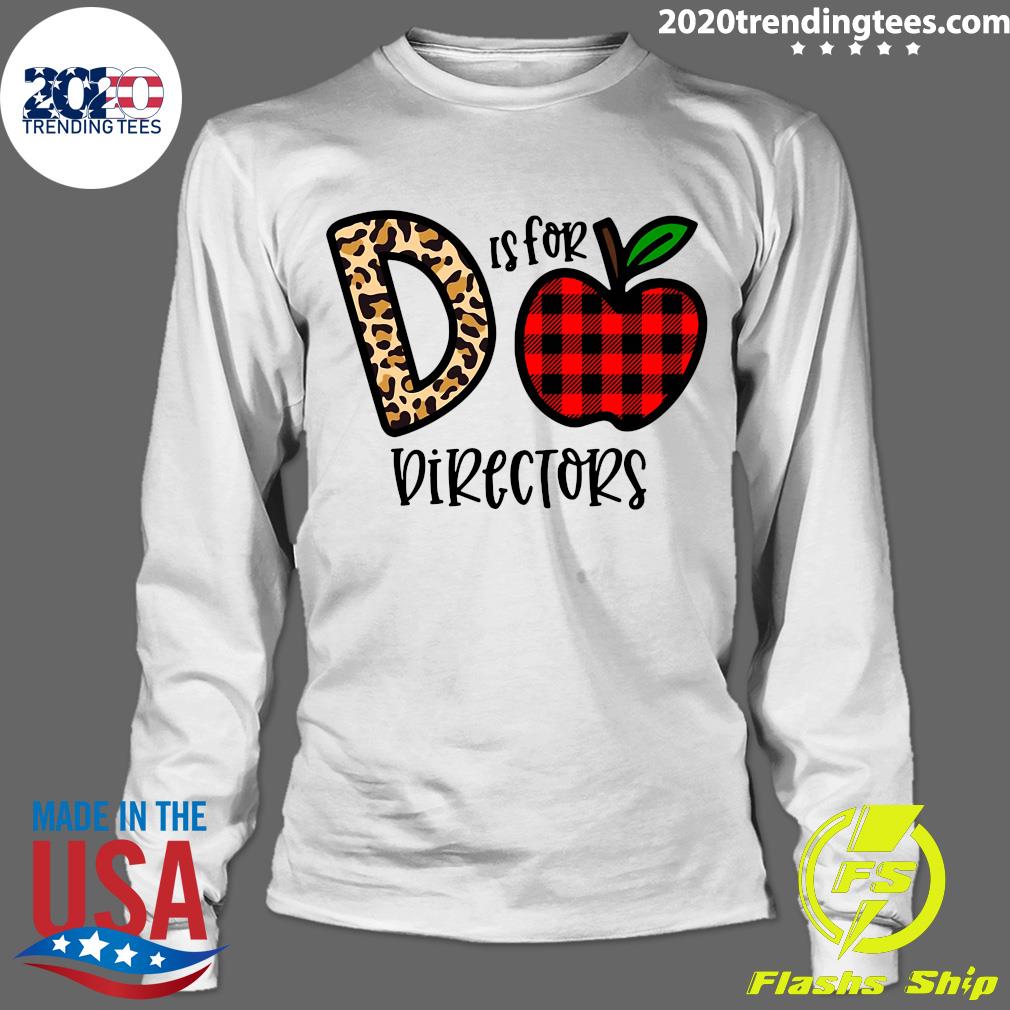 D Leopard Is For Teacher Directors Apple - Adult & Kids T-Shirts, Sweatshirts & Hoodies apparel design preview 4