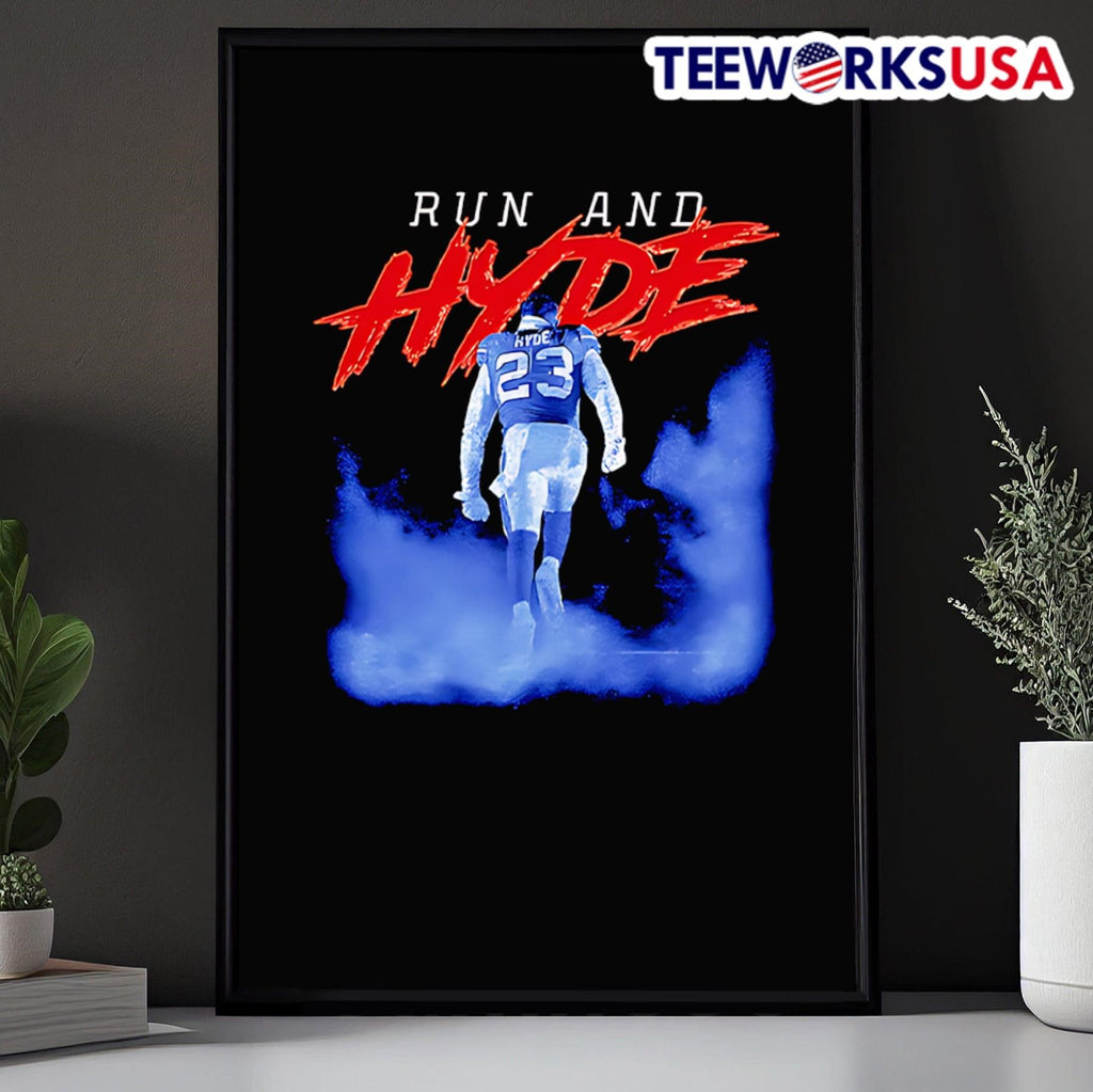 Micah Hyde Buffalo Bills run and - Adult & Kids T-Shirts, Sweatshirts & Hoodies apparel design preview 5