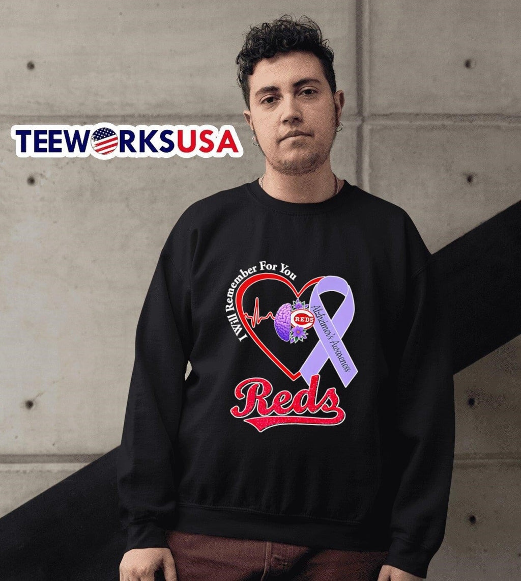 I will remember for you Alzheimer's Awareness - Adult & Kids T-Shirts, Sweatshirts & Hoodies apparel design preview 6