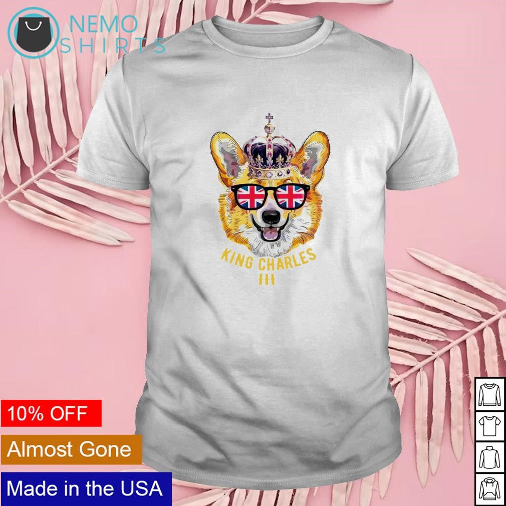 King Charles III Corgi dog - Adult & Kids T-Shirts, Sweatshirts & Hoodies product image 1