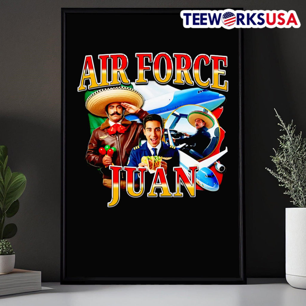 Air force juan funny - Adult & Kids T-Shirts, Sweatshirts & Hoodies apparel design preview 5