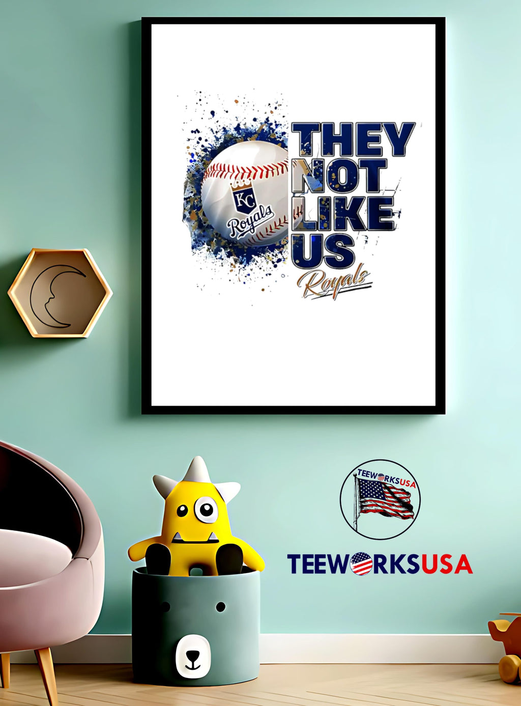 Kansas City Royals They Not Like US 2025 - Adult & Kids T-Shirts, Sweatshirts & Hoodies apparel design preview 4