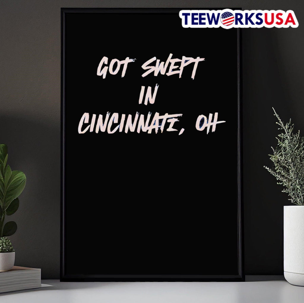 Cincinnati Reds got swept in OH - Adult & Kids T-Shirts, Sweatshirts & Hoodies apparel design preview 5