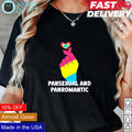 Pansexual and Panromantic LGBTQ mini heart hand - Adult & Kids T-Shirts, Sweatshirts & Hoodies apparel design preview 1