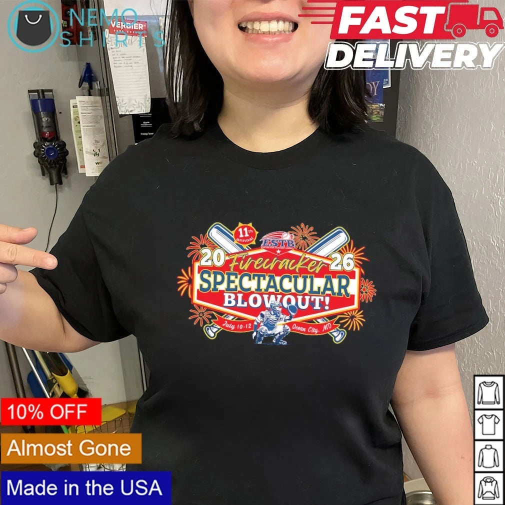 ESTB Firecracker Spectacular Blowout Tournament 2026 - Adult & Kids T-Shirts, Sweatshirts & Hoodies apparel design preview 2