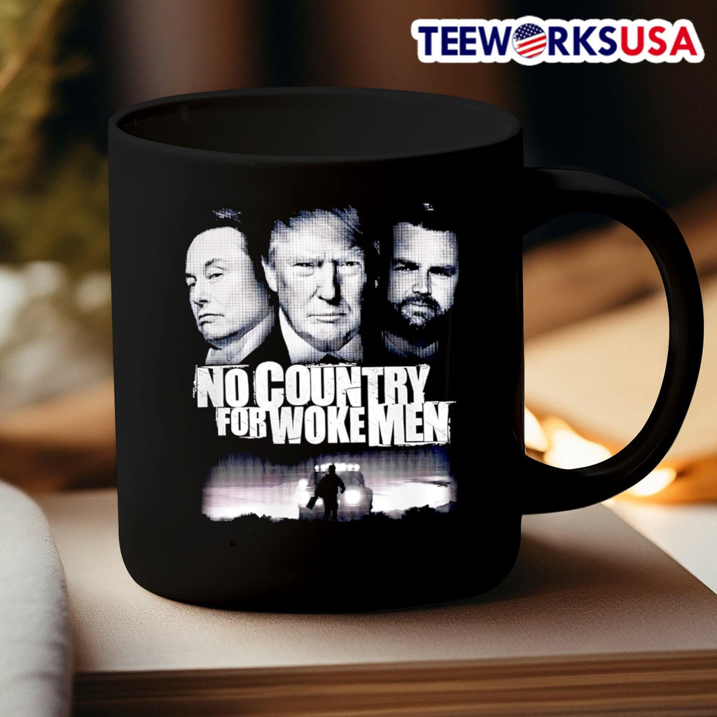 No country for woke men - Adult & Kids T-Shirts, Sweatshirts & Hoodies apparel design preview 3