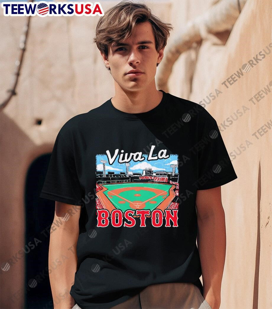 Viva La Boston retro - Adult & Kids T-Shirts, Sweatshirts & Hoodies apparel design preview 1