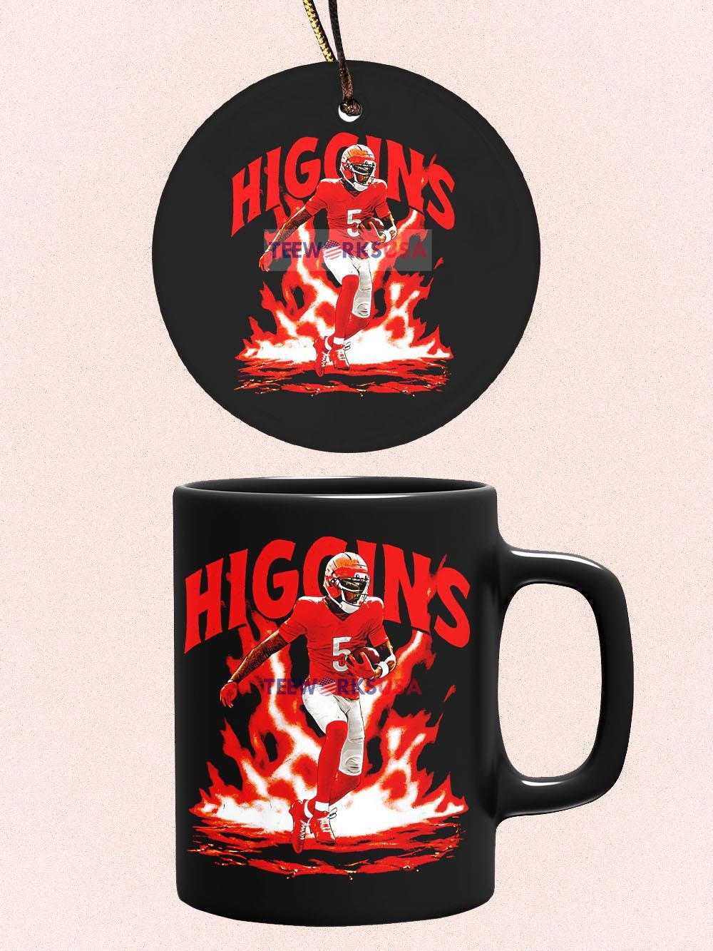 Higgins Cincinnati Aura - Adult & Kids T-Shirts, Sweatshirts & Hoodies apparel design preview 4