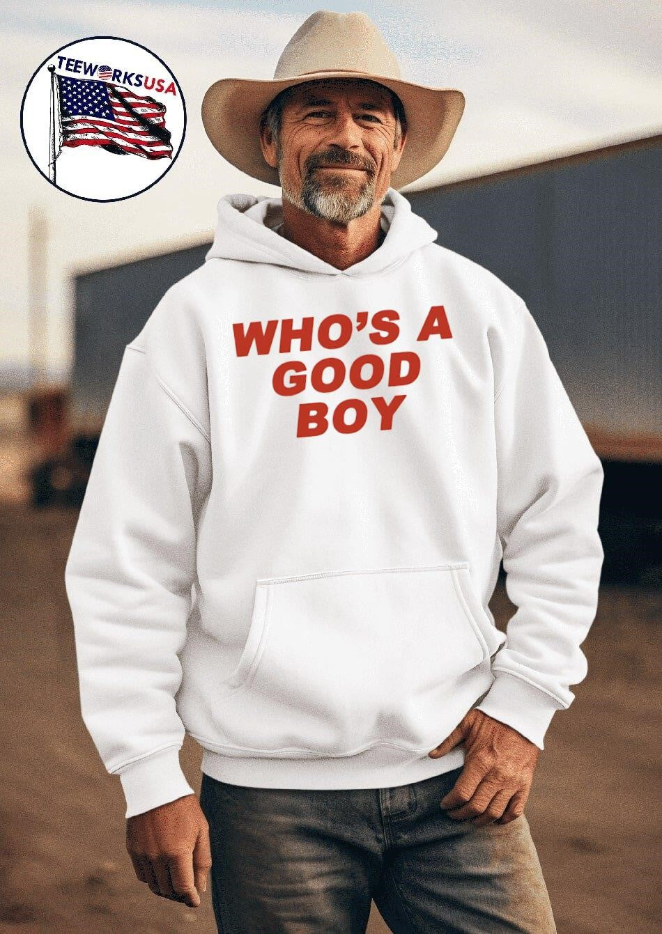 Who's a good boy - Adult & Kids T-Shirts, Sweatshirts & Hoodies apparel design preview 2