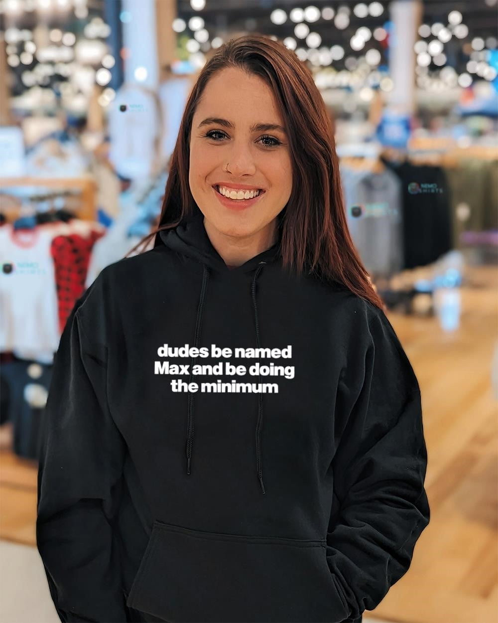 Dudes Be Named Max and Doing the Minimum - Adult & Kids T-Shirts, Sweatshirts & Hoodies apparel design preview 3