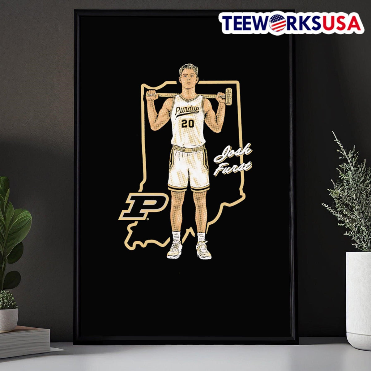 Joshua Furst Native Purdue Boilermakers - Adult & Kids T-Shirts, Sweatshirts & Hoodies apparel design preview 5