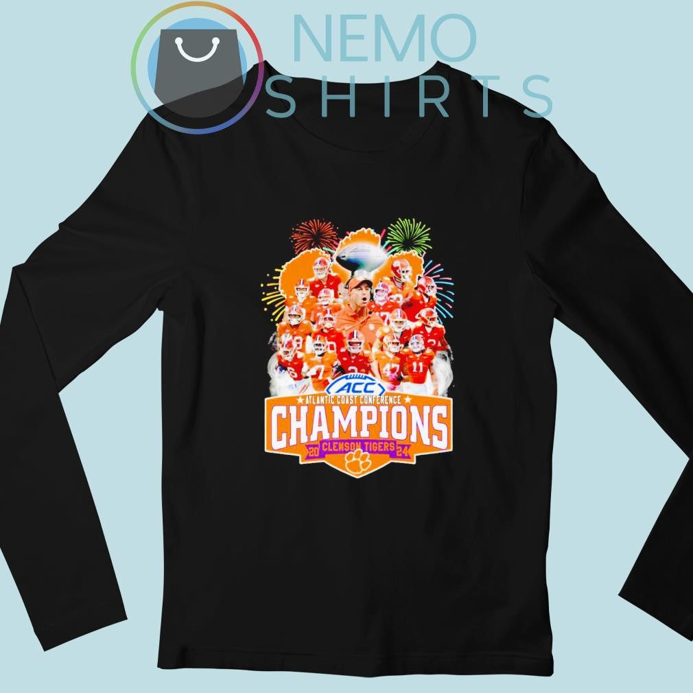 Clemson Tigers Atlantic Coast Conference champions - Adult & Kids T-Shirts, Sweatshirts & Hoodies apparel design preview 3