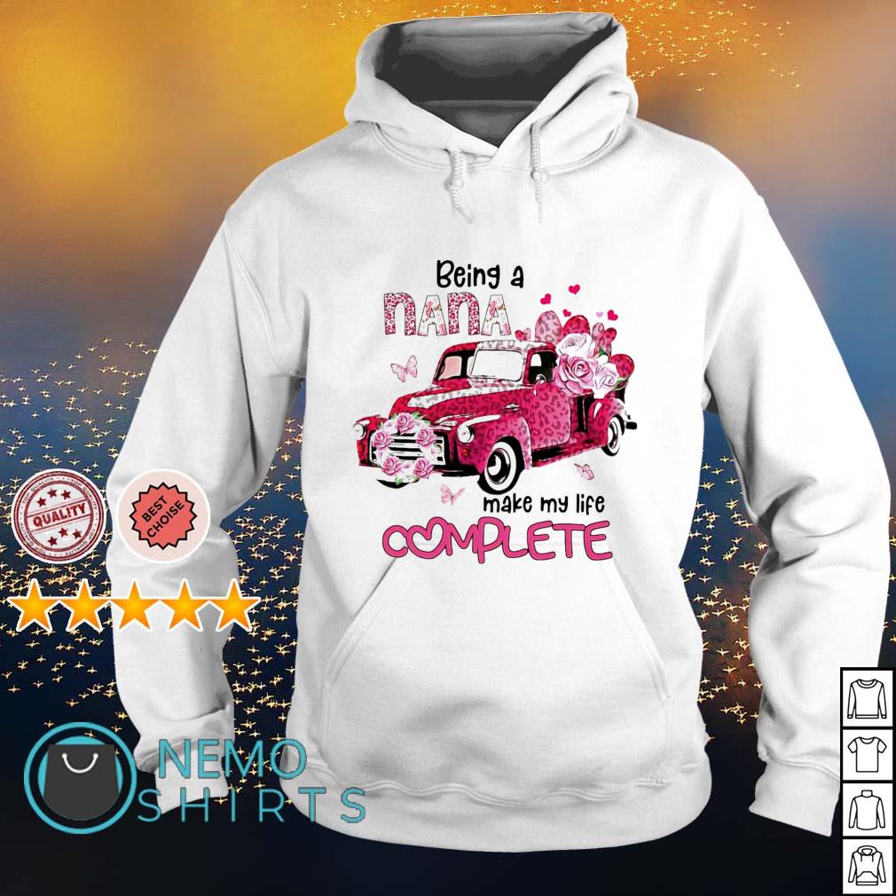 Being a Nana make my life complete Breast Cancer - Adult & Kids T-Shirts, Sweatshirts & Hoodies apparel design preview 2