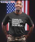 Charles Grassley Drinks Skim Milk - Adult & Kids T-Shirts, Sweatshirts & Hoodies apparel design preview 1