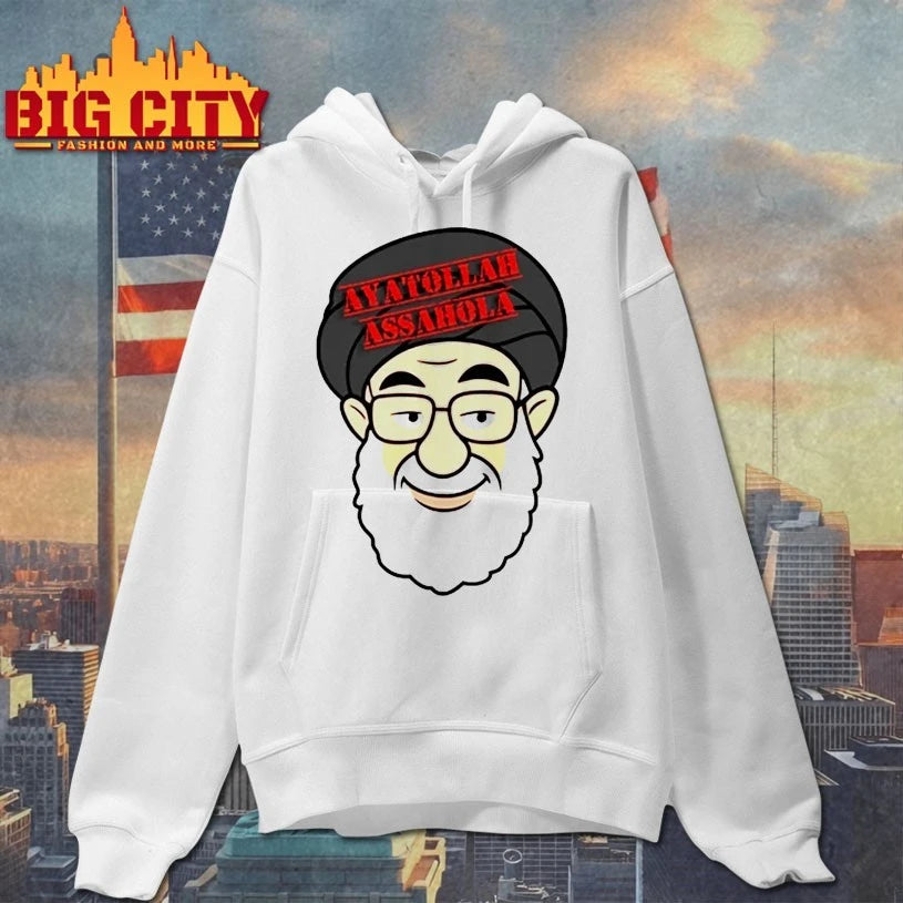 Ayatollah Assahola face - Adult & Kids T-Shirts, Sweatshirts & Hoodies apparel design preview 2