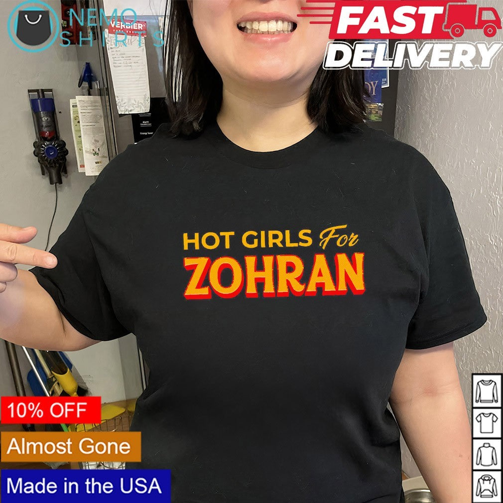 Hot girls for Zohran Mamdani Election 2025 - Adult & Kids T-Shirts, Sweatshirts & Hoodies apparel design preview 3