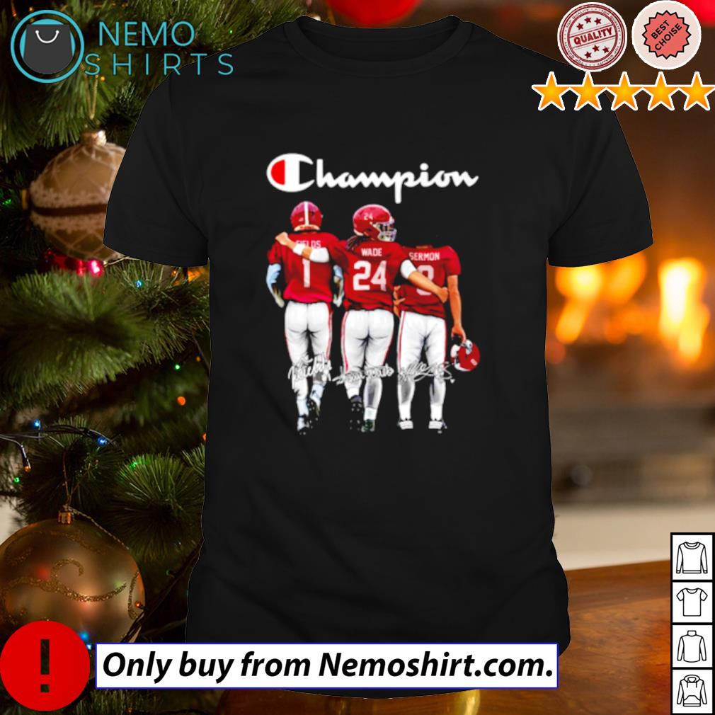 Ohio State Buckeyes champion Fields Wade Sermon - Adult & Kids T-Shirts, Sweatshirts & Hoodies apparel design preview 1