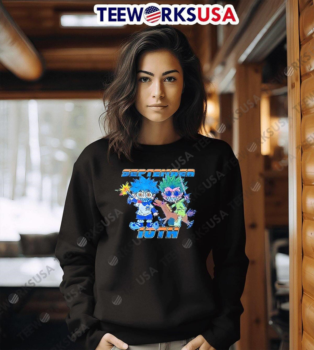 September 10th Gon and Killua Hunter x Characters - Adult & Kids T-Shirts, Sweatshirts & Hoodies apparel design preview 6