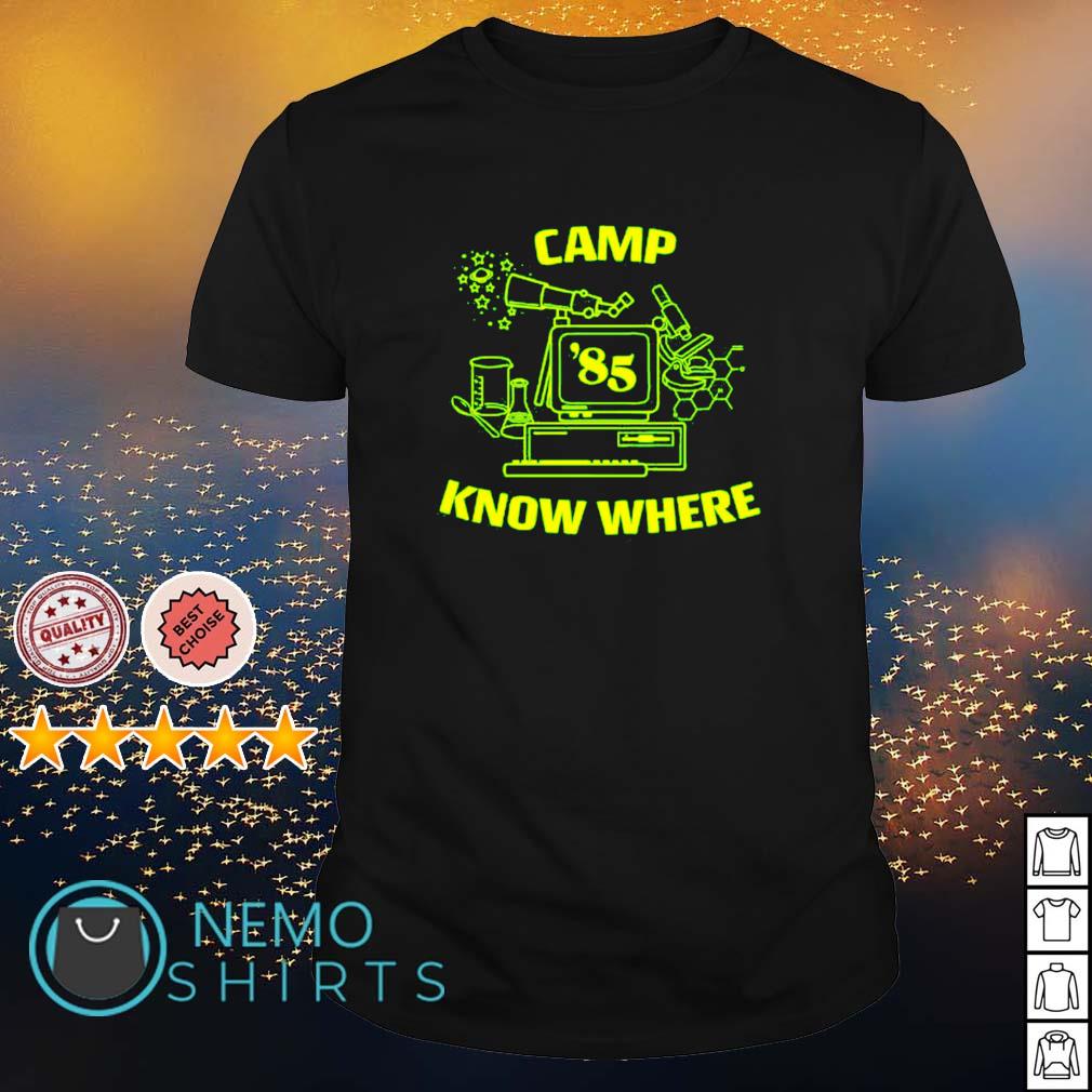 Camp know where Dustin Stranger Things - Adult & Kids T-Shirts, Sweatshirts & Hoodies product image 1