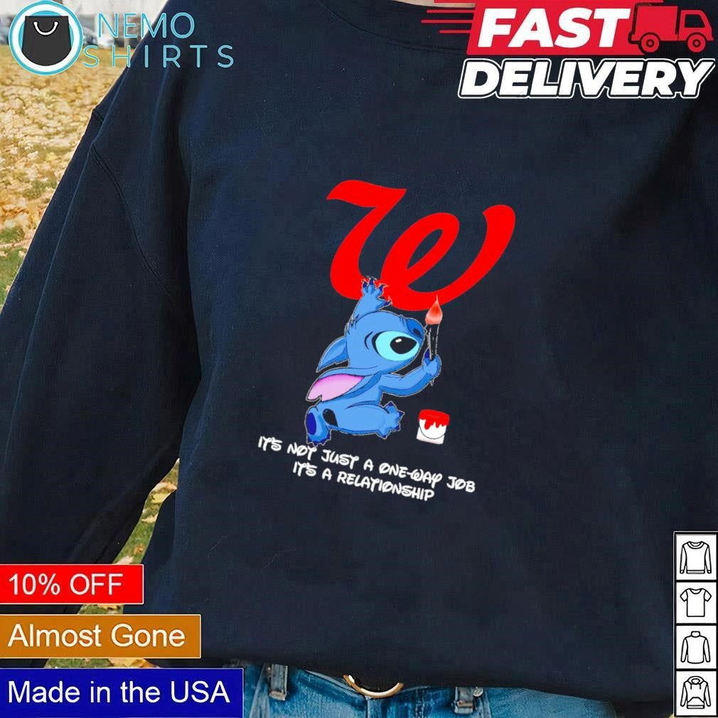 Washington Nationals Stitch it's not just a one way - Adult & Kids T-Shirts, Sweatshirts & Hoodies apparel design preview 1