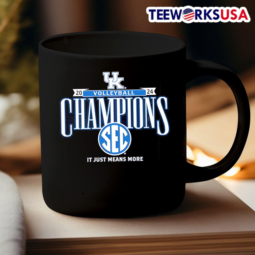 Kentucky Wildcats 2024 SEC Volleyball Regular Season - Adult & Kids T-Shirts, Sweatshirts & Hoodies apparel design preview 3