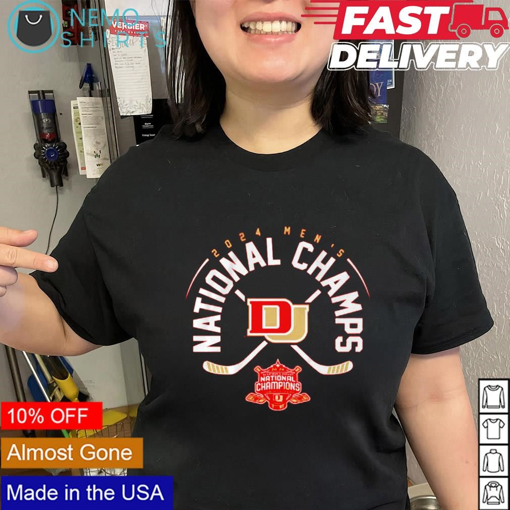 Denver Pioneers 2024 men's hockey national champs - Adult & Kids T-Shirts, Sweatshirts & Hoodies apparel design preview 2