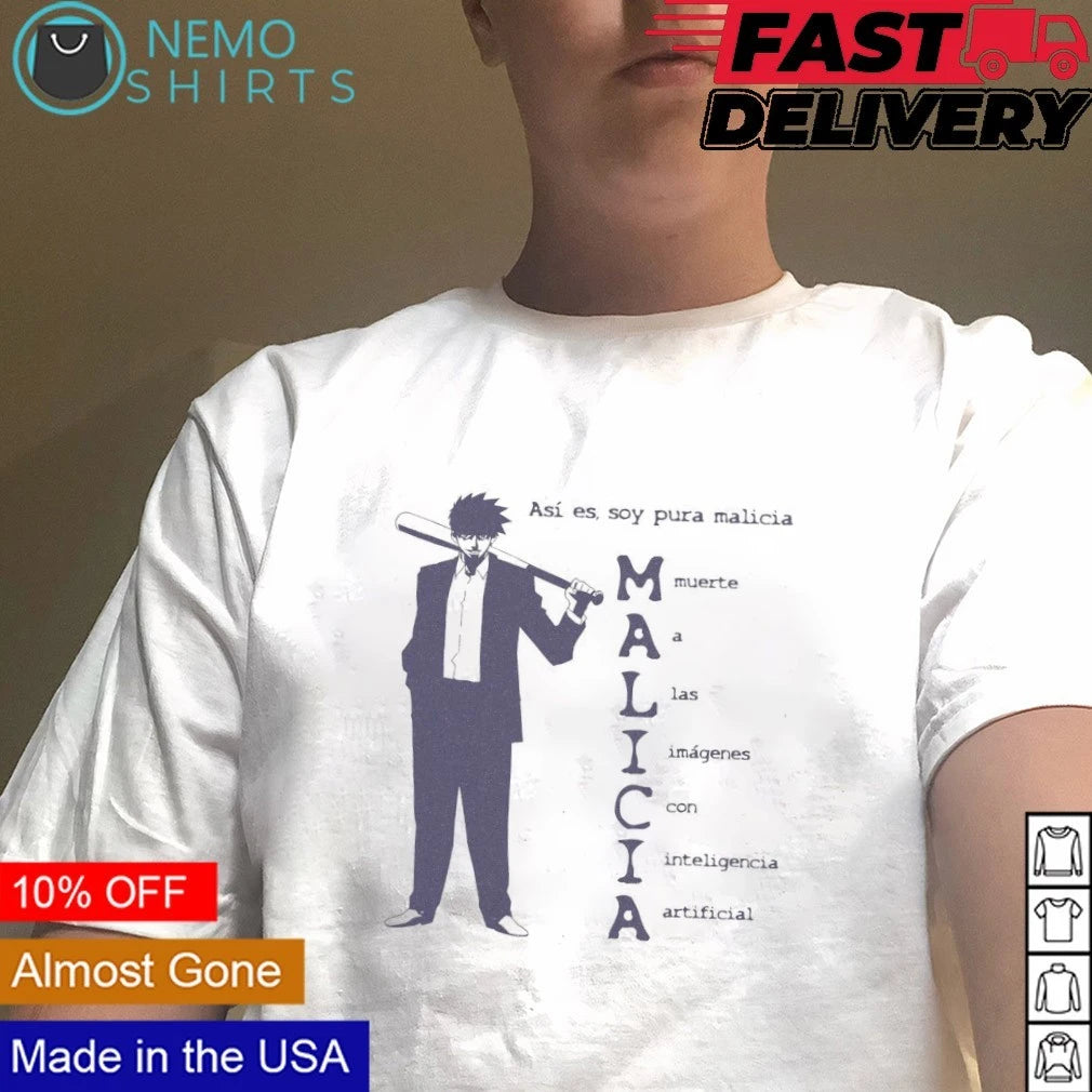 Hiromi Malicia Pura Quote anime - Adult & Kids T-Shirts, Sweatshirts & Hoodies apparel design preview 4