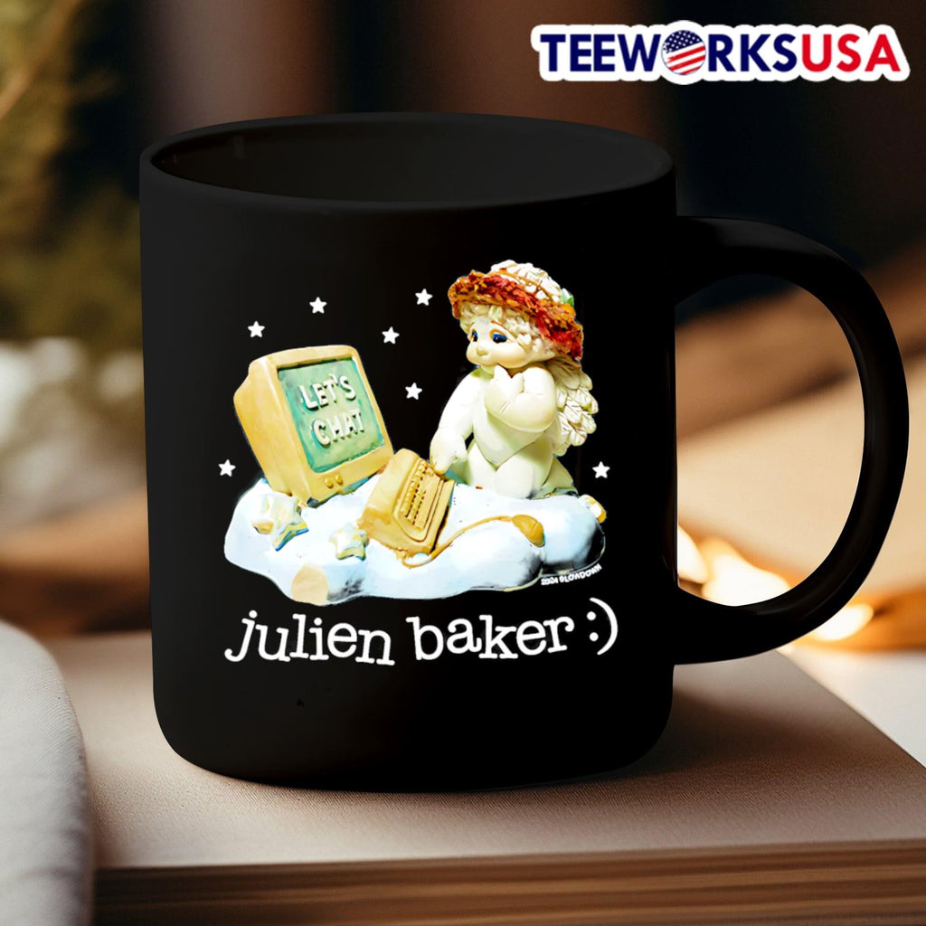 Julien Baker online angel - Adult & Kids T-Shirts, Sweatshirts & Hoodies apparel design preview 3