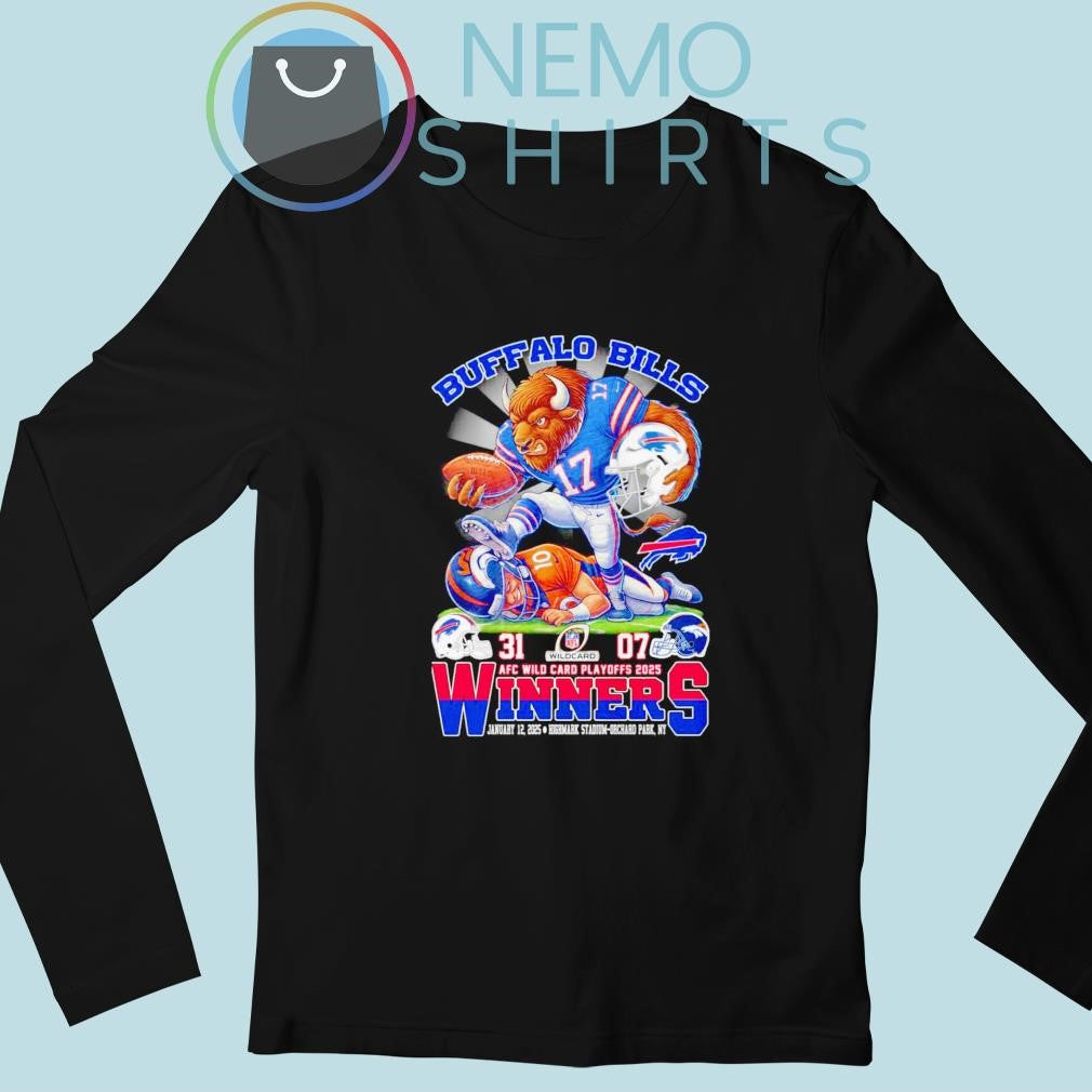 Buffalo Bills defeat Denver Broncos score 31 007 AFC - Adult & Kids T-Shirts, Sweatshirts & Hoodies apparel design preview 3