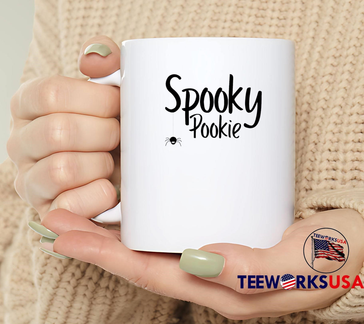 Spooky Pookie Minimalist halloween - Adult & Kids T-Shirts, Sweatshirts & Hoodies apparel design preview 6