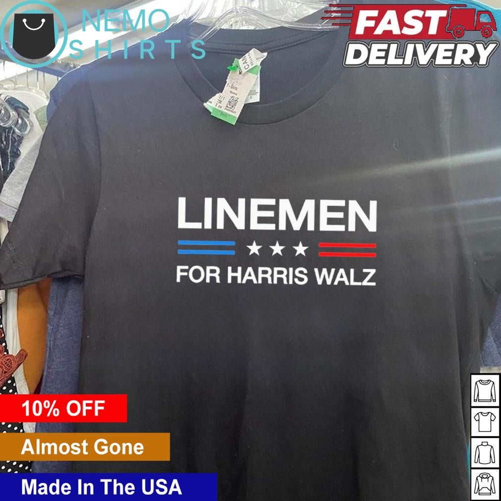 Lineman for Harris Walz - Adult & Kids T-Shirts, Sweatshirts & Hoodies apparel design preview 5