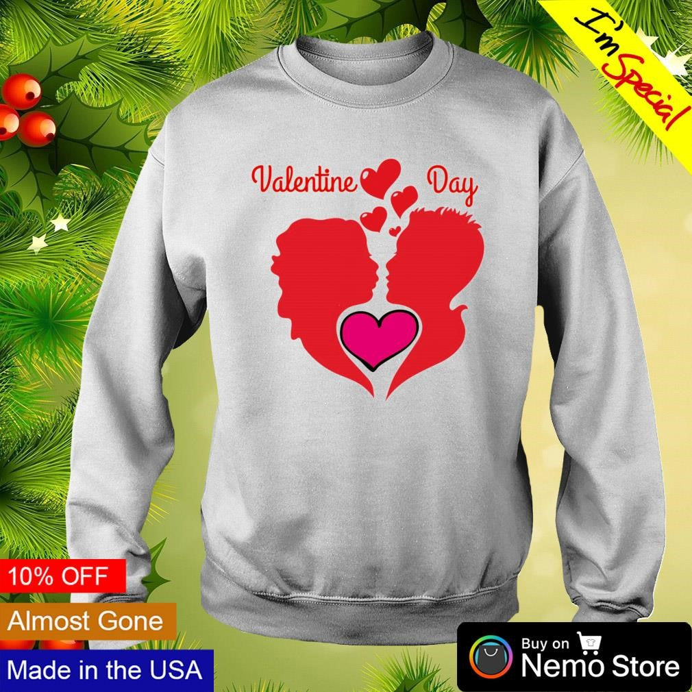 Valentine day couple heart - Adult & Kids T-Shirts, Sweatshirts & Hoodies apparel design preview 4