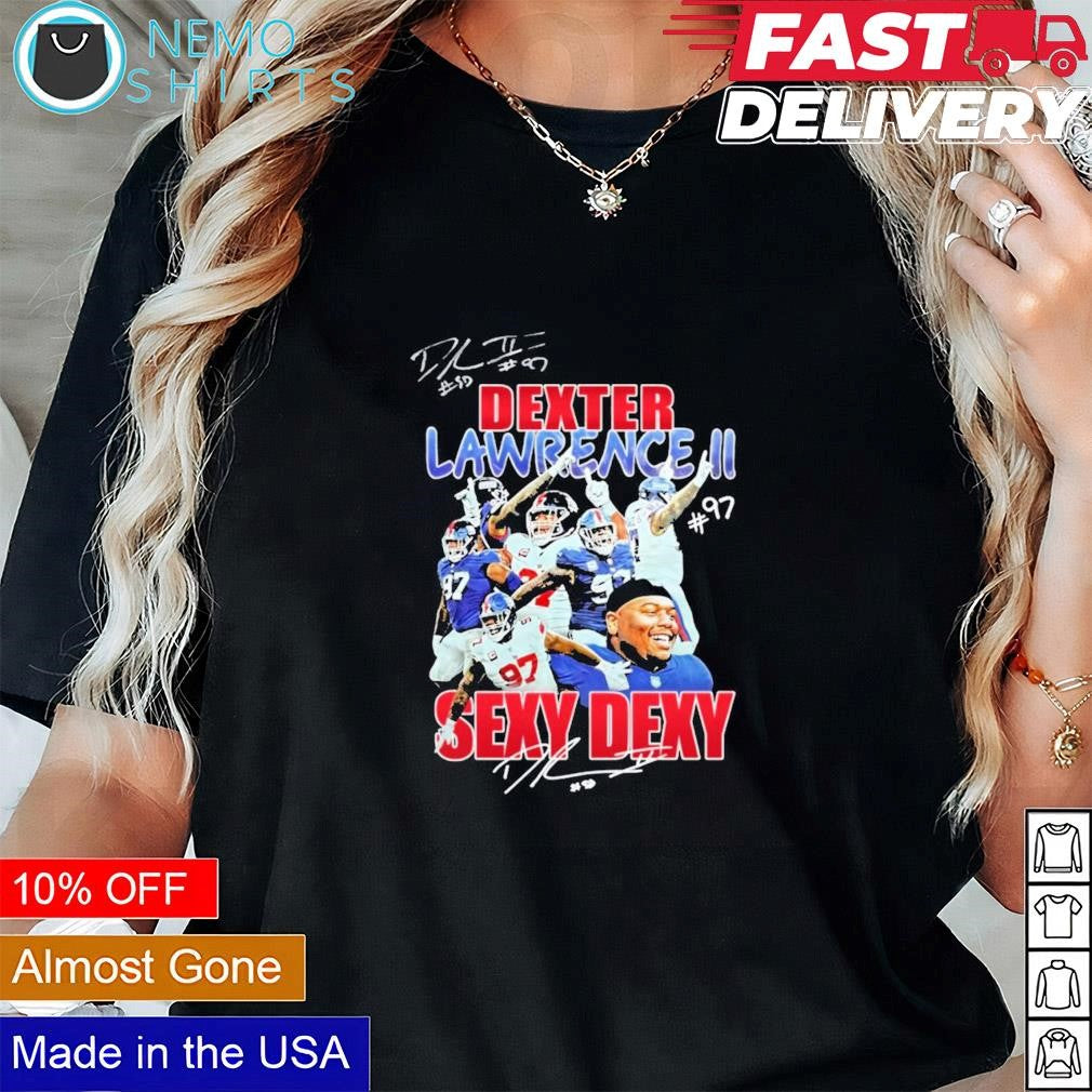 New York Giants Dexter Lawrence II 97 sexy dexy - Adult & Kids T-Shirts, Sweatshirts & Hoodies apparel design preview 3