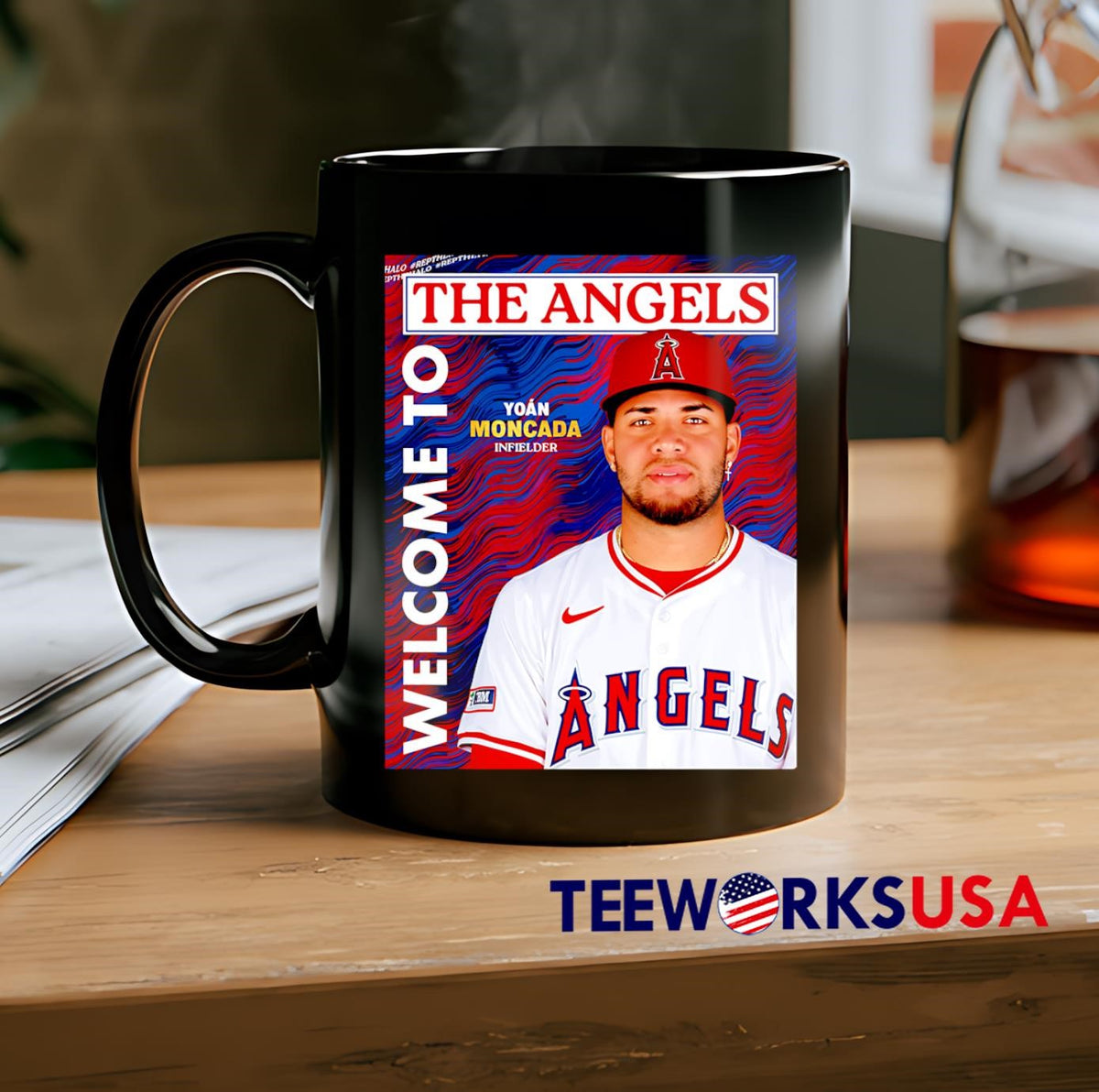 Los Angeles Angels Welcome To The Signed One year - Adult & Kids T-Shirts, Sweatshirts & Hoodies apparel design preview 2