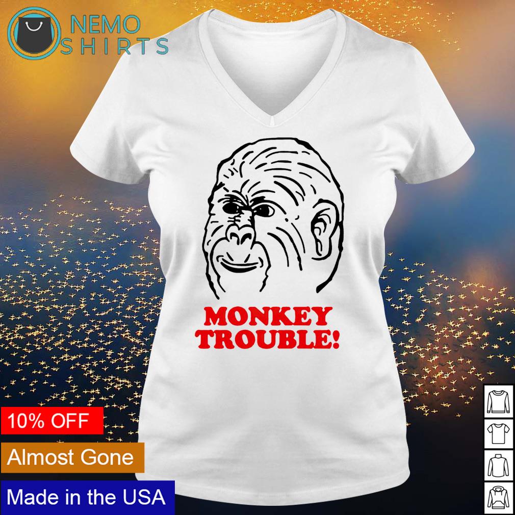 Monkey trouble - Adult & Kids T-Shirts, Sweatshirts & Hoodies apparel design preview 5