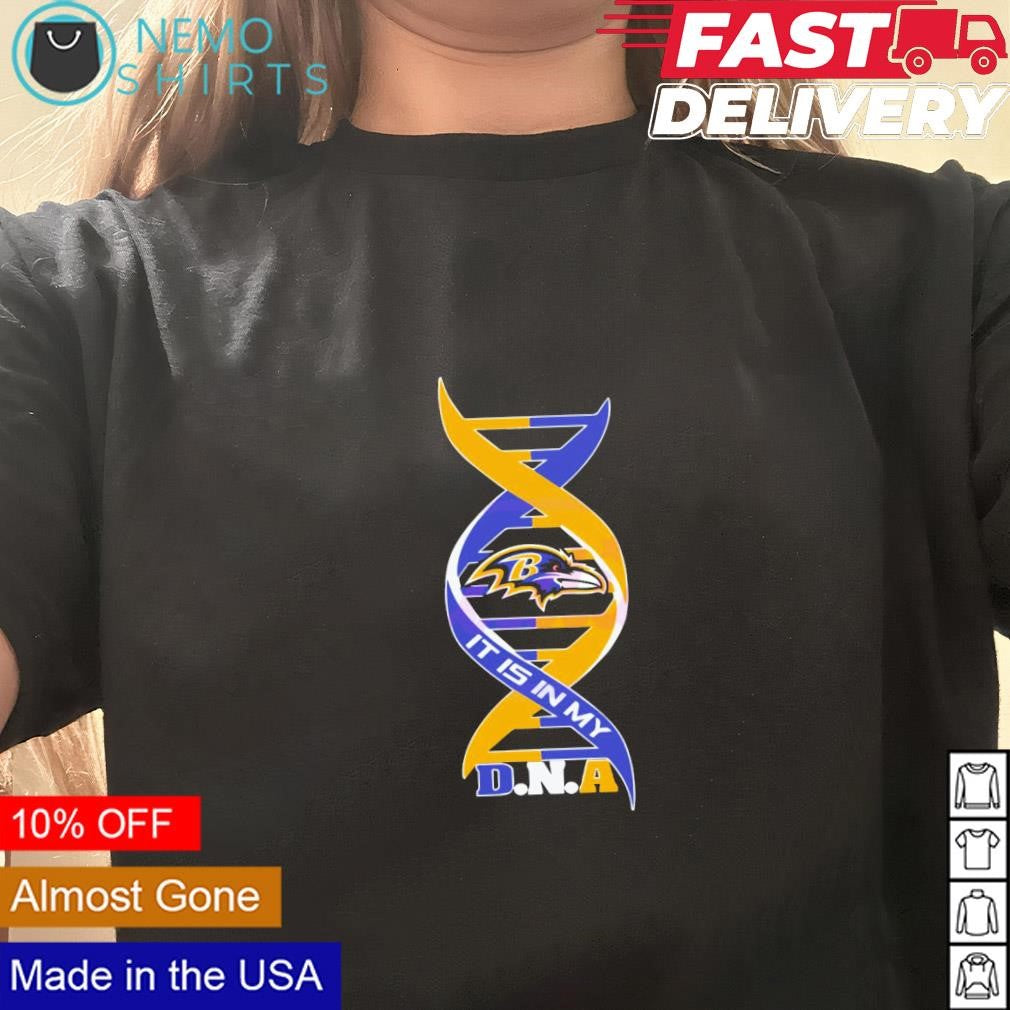 Baltimore Ravens it is in my DNA - Adult & Kids T-Shirts, Sweatshirts & Hoodies apparel design preview 3