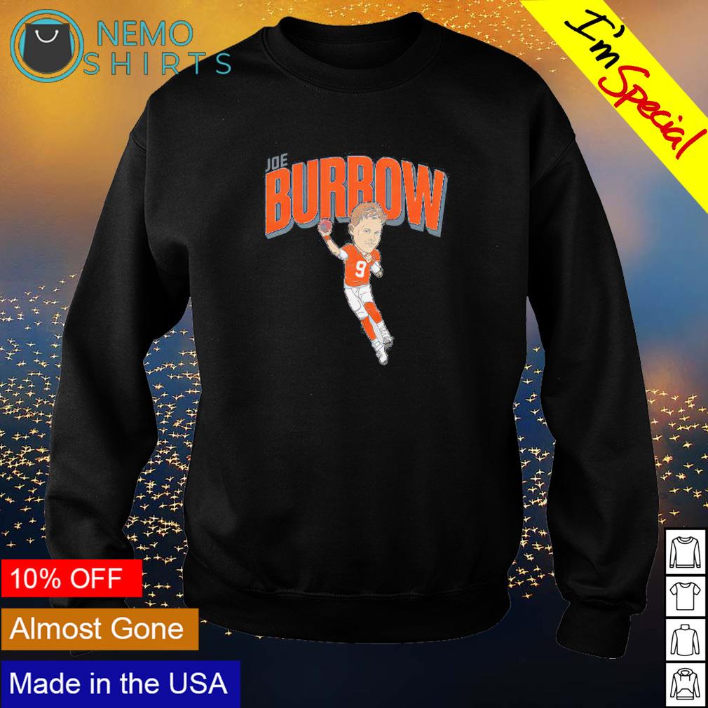 Joe Burrow caricature - Adult & Kids T-Shirts, Sweatshirts & Hoodies apparel design preview 4