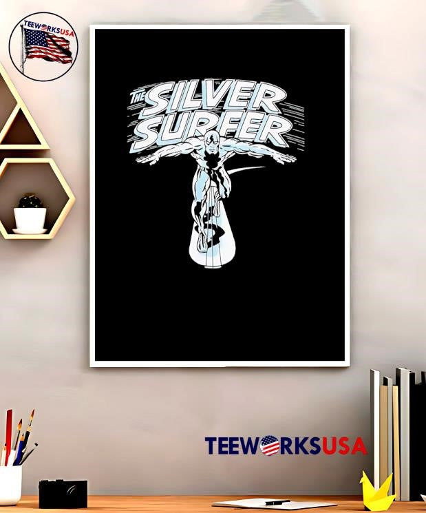The Silver Surfer - Adult & Kids T-Shirts, Sweatshirts & Hoodies apparel design preview 5