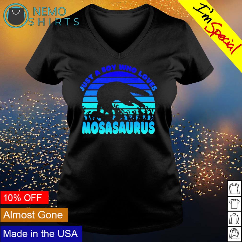 Just a boy who loves mosasaurus - Adult & Kids T-Shirts, Sweatshirts & Hoodies apparel design preview 5