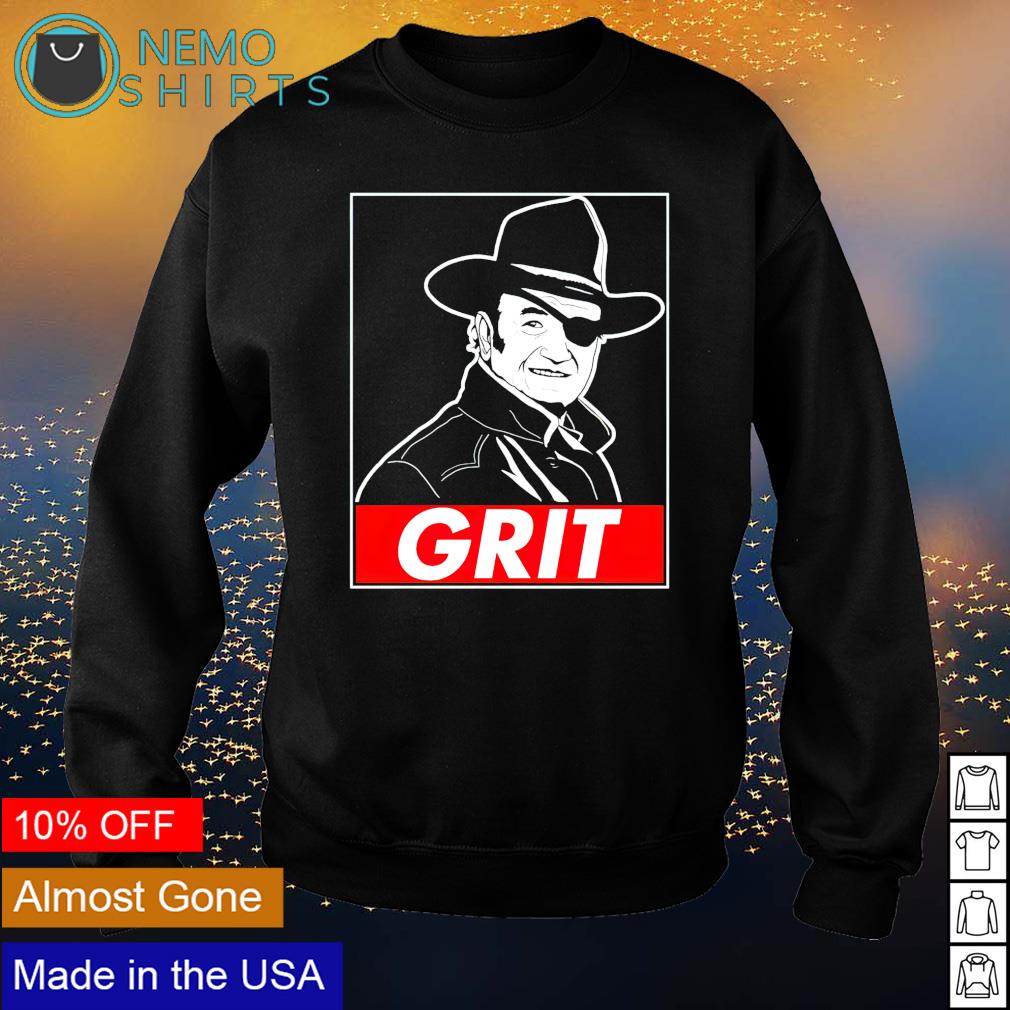 John Wayne grit - Adult & Kids T-Shirts, Sweatshirts & Hoodies apparel design preview 4