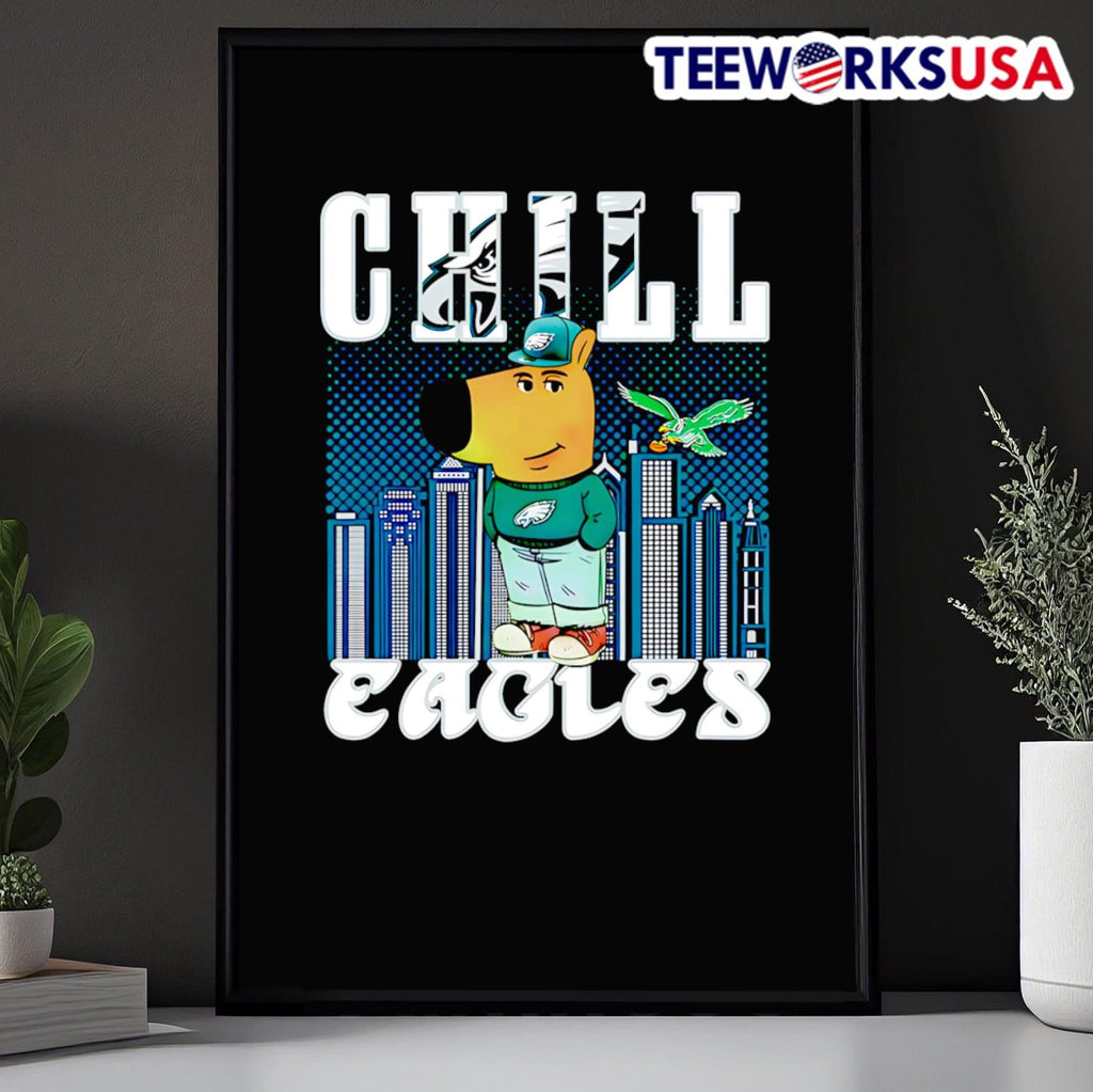 Chill Eagles guy meme - Adult & Kids T-Shirts, Sweatshirts & Hoodies apparel design preview 5