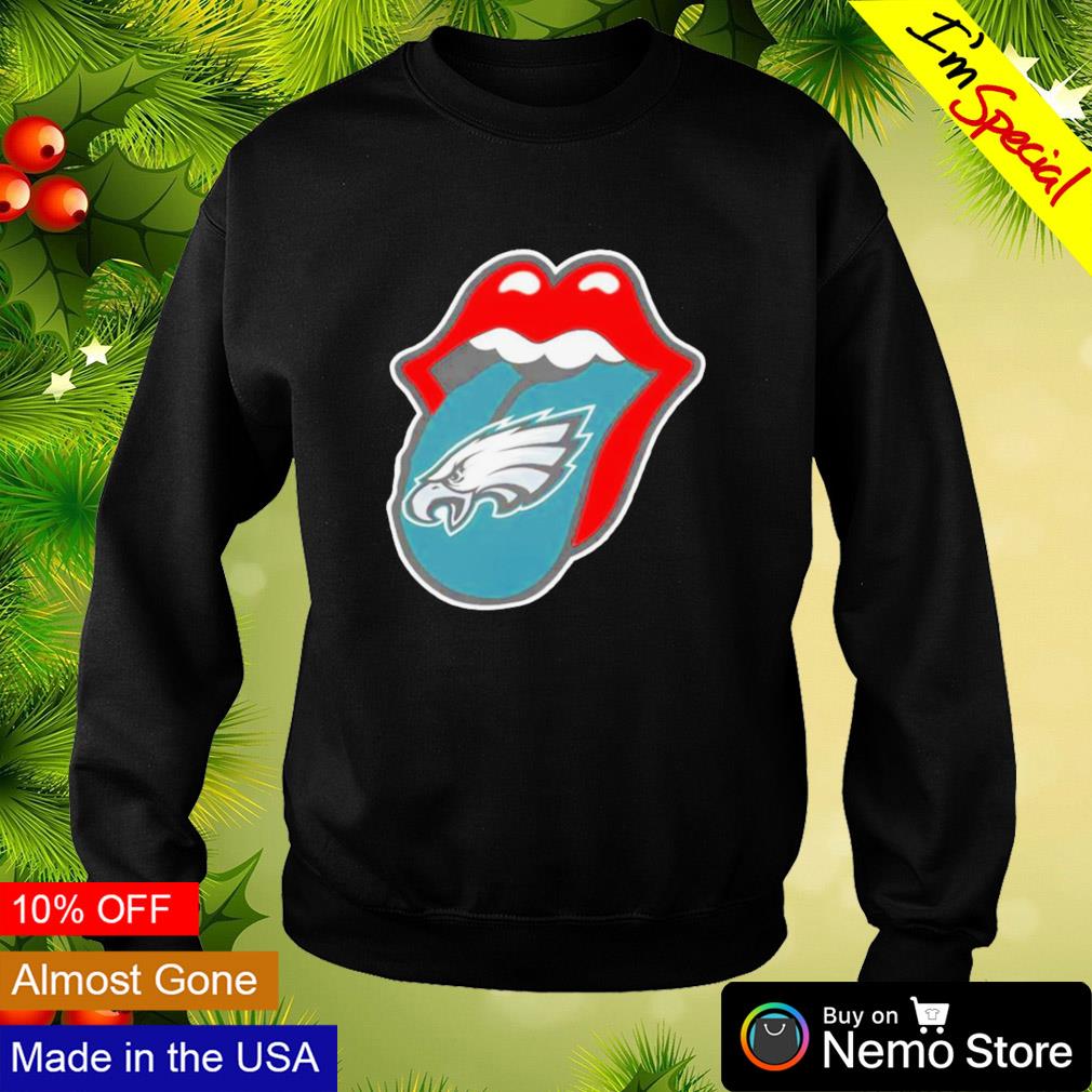 Philadelphia Eagles the rolling stones logo - Adult & Kids T-Shirts, Sweatshirts & Hoodies apparel design preview 4