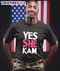 Yes she kam Kamala Harris can do it - Adult & Kids T-Shirts, Sweatshirts & Hoodies apparel design preview 1