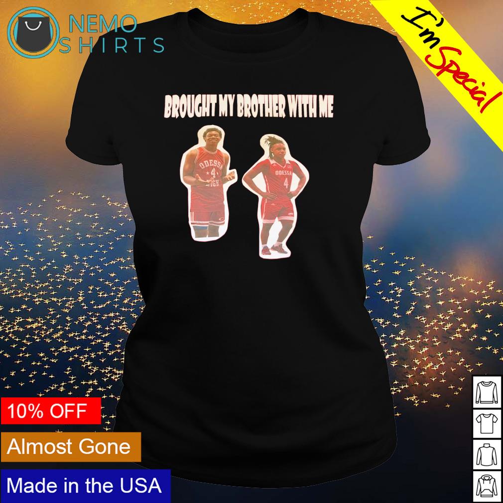 Brought my brother with me - Adult & Kids T-Shirts, Sweatshirts & Hoodies apparel design preview 3