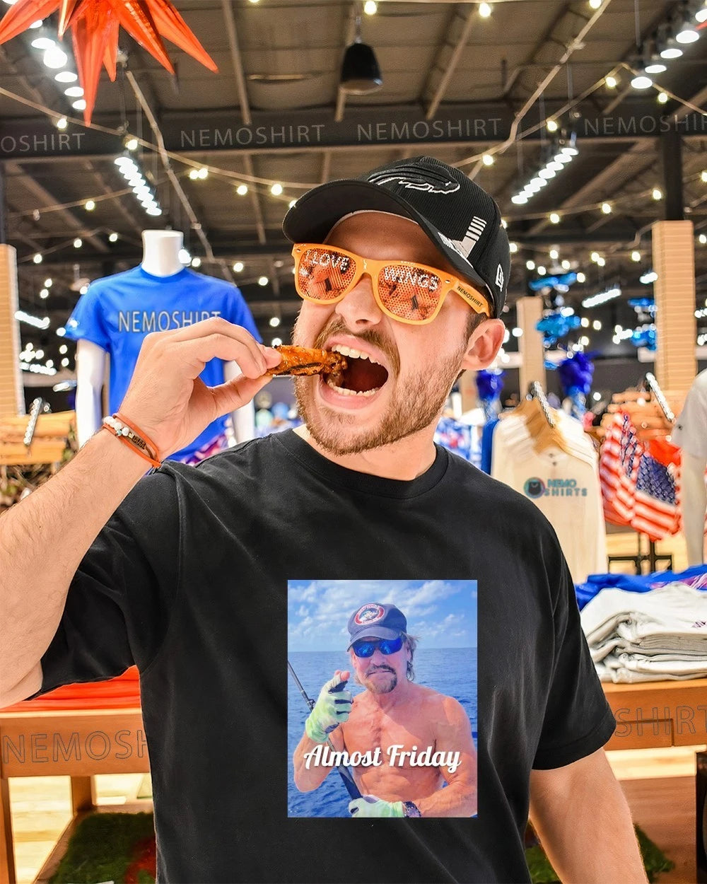 Wade Boggs Offshore Angler - Adult & Kids T-Shirts, Sweatshirts & Hoodies apparel design preview 1
