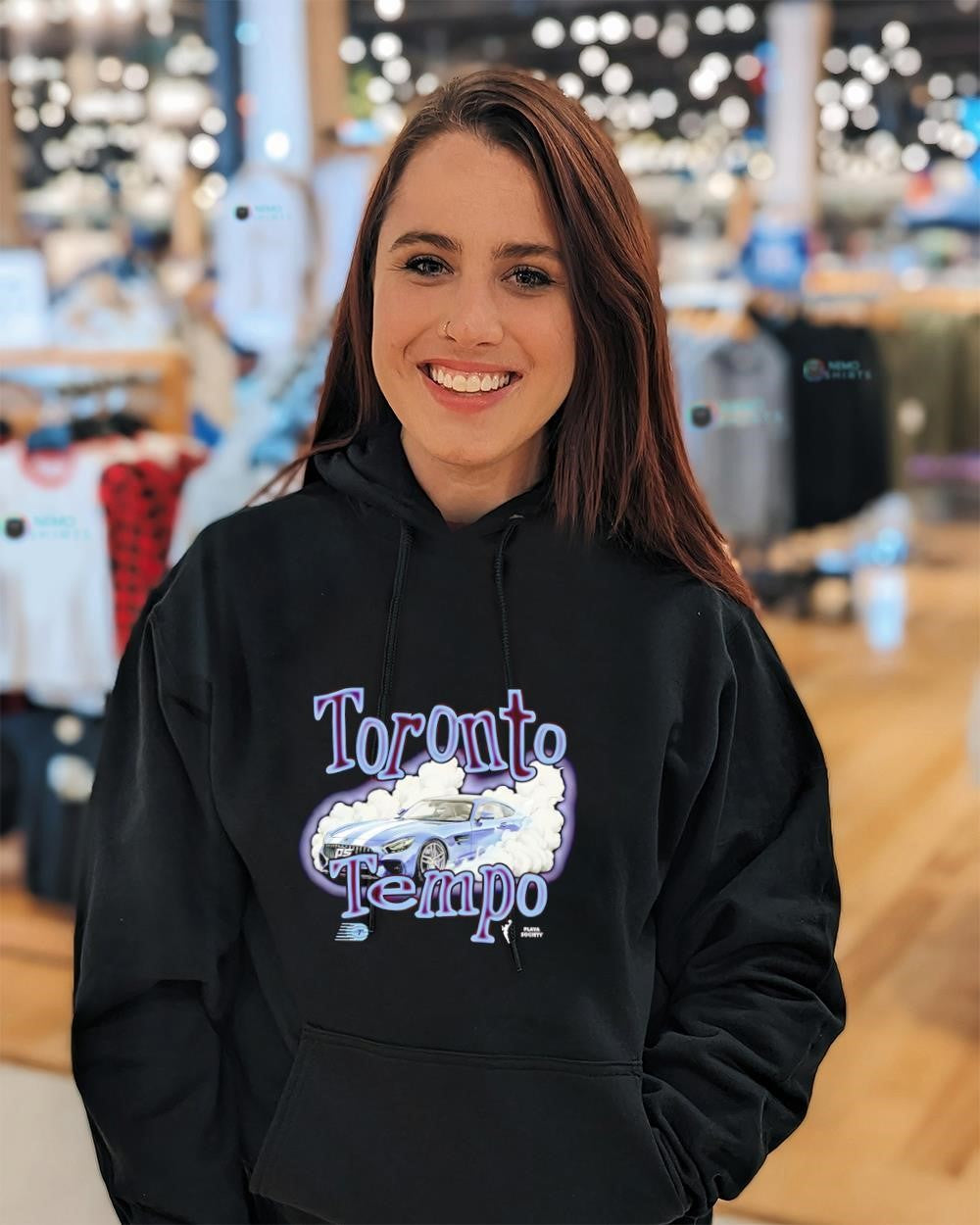Toronto Tempo Playa Society Sketch car logo - Adult & Kids T-Shirts, Sweatshirts & Hoodies apparel design preview 3